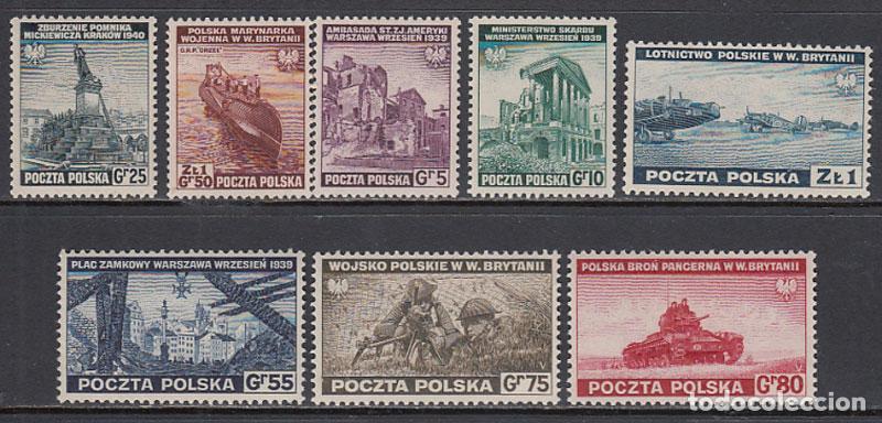 Briefmarken: Polonia - Cuerpo Polones Yvert 1/8 ** Mnh