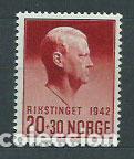 Briefmarken: Noruega - Correo 1942 Yvert 241 ** Mnh Personaje