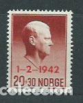 Briefmarken: Noruega - Correo 1942 Yvert 236A ** Mnh Personaje