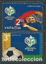 Timbres: Ukrania - Correo Yvert 719/20 ** Mnh Deportes f&uacute;tbol