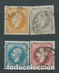 Selos: Noruega - Correo 1856 Yvert 2/5 usado