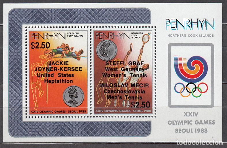 Selos: Penrhyn - Hojas Yvert 79 ** Mnh Olimpiadas de Seul