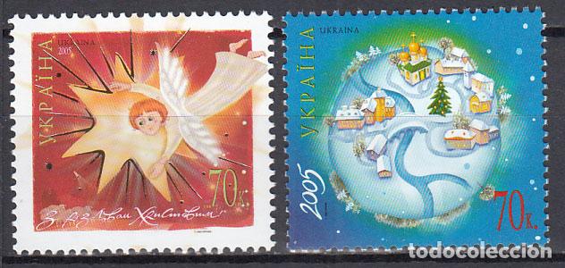 Timbres: Ukrania - Correo Yvert 672/73 ** Mnh Navidad