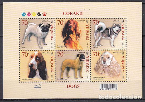 Timbres: Ukrania - Correo Yvert 790/95 ** Mnh Fauna - Perros