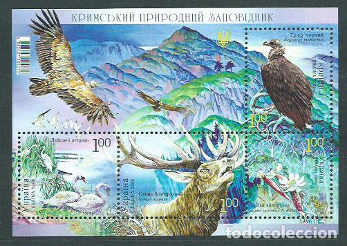 Timbres: Ukrania - Hojas Yvert 59 ** Mnh Fauna
