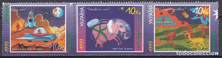 Timbres: Ukrania - Hojas Yvert SH 13D ** Mnh Dibujos Animados Hoja Recortada