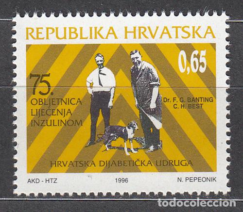 Timbres: Croacia Beneficencia Yvert 63 ** Mnh Descubrimiento de la Insulina - Medicina