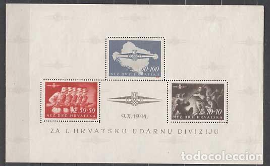 Timbres: Croacia - Hojas Yvert 9 (*) Mng