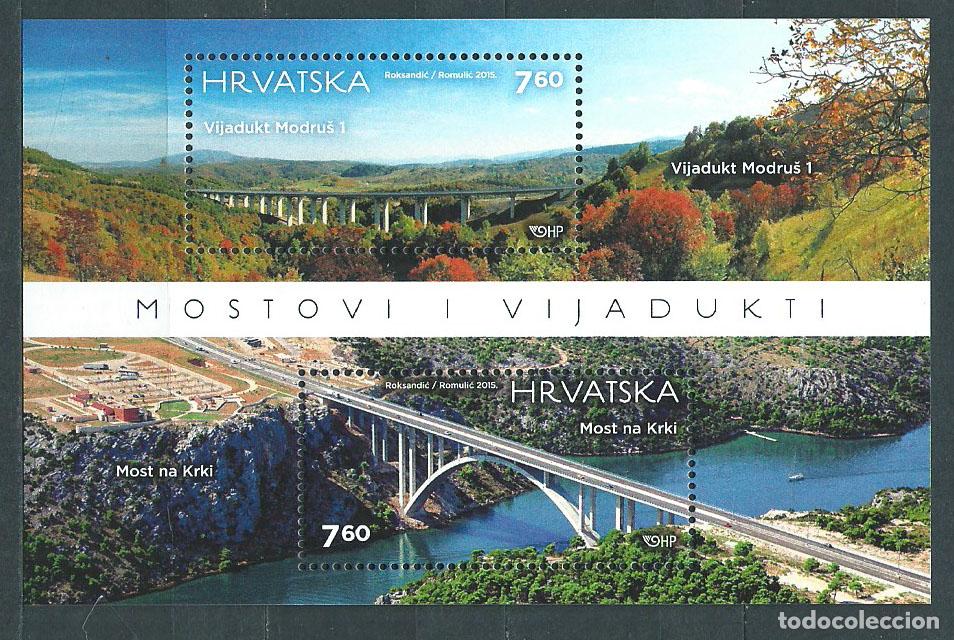 Timbres: Croacia Hojas Yvert 60 ** Mnh Arquitectura - Puentes y Acueductos
