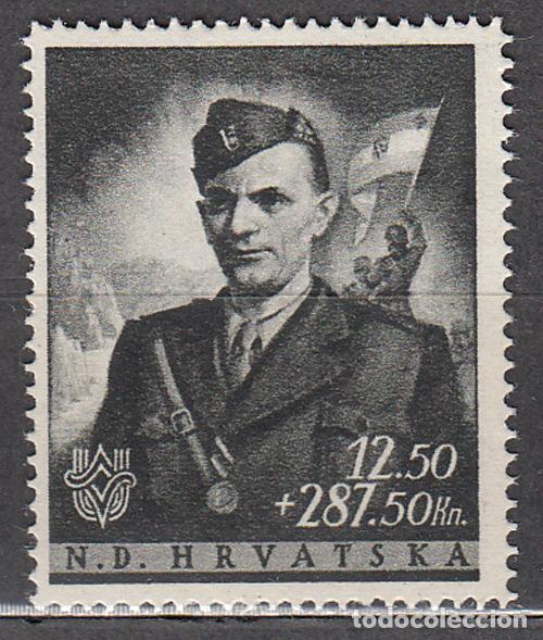 Timbres: Croacia Correo 1944 Yvert 126 * Mh