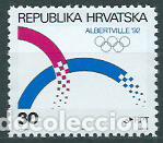 Timbres: Croacia Correo 1992 Yvert 149 ** Mnh Juegos Olimpicos Albertville