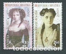 Sellos: Croacia - Correo 1996 Yvert 346/7 ** Mnh Europa