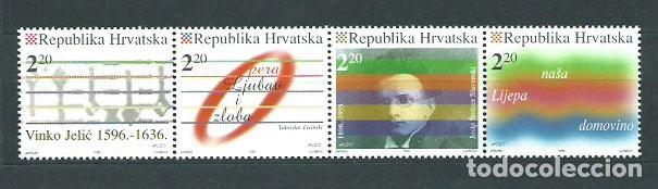 Sellos: Croacia - Correo 1996 Yvert 348/51 ** Mnh M&uacute;sica