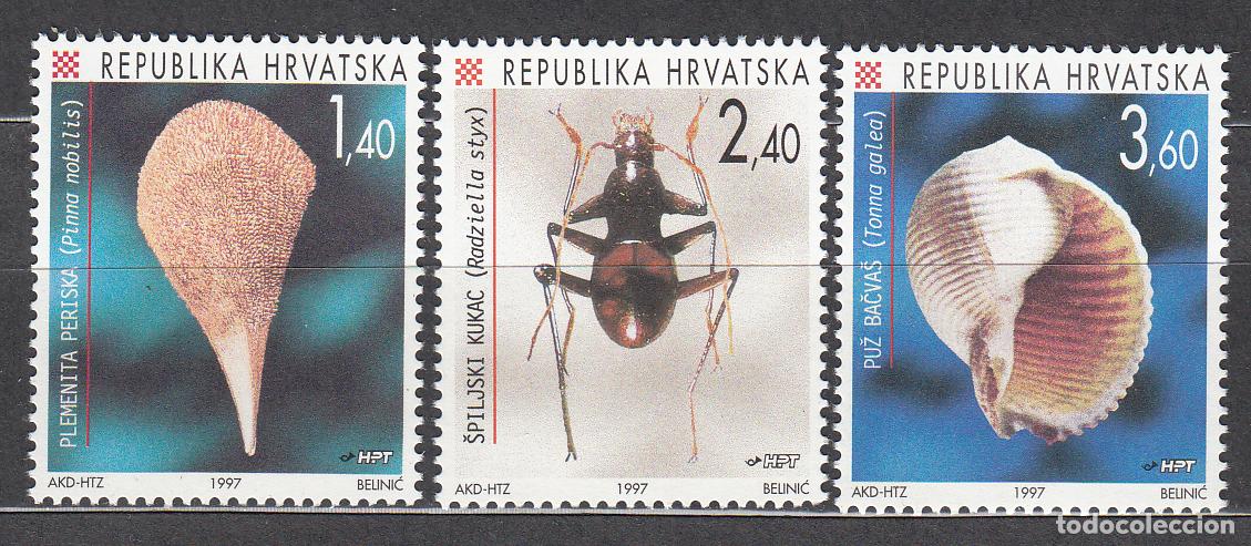 Sellos: Croacia Correo 1997 Yvert 389/91 ** Mnh Fauna croata
