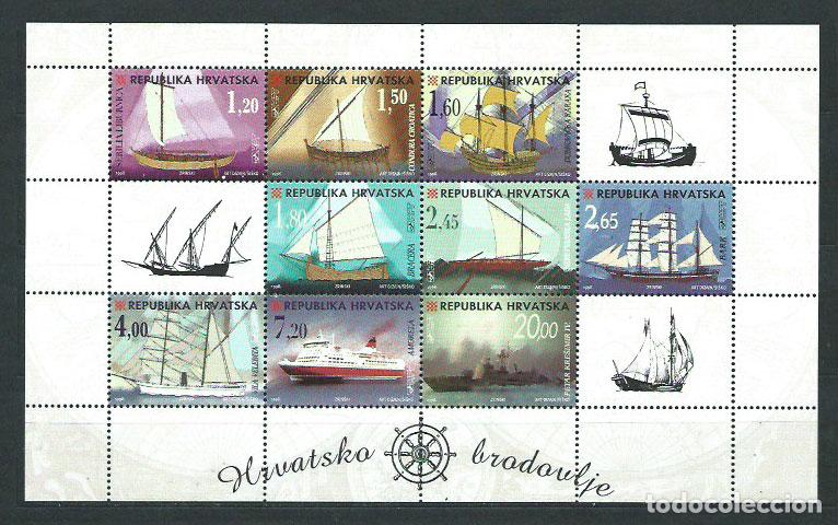 Sellos: Croacia - Correo 1998 Yvert 443/51 ** Mnh Barcos
