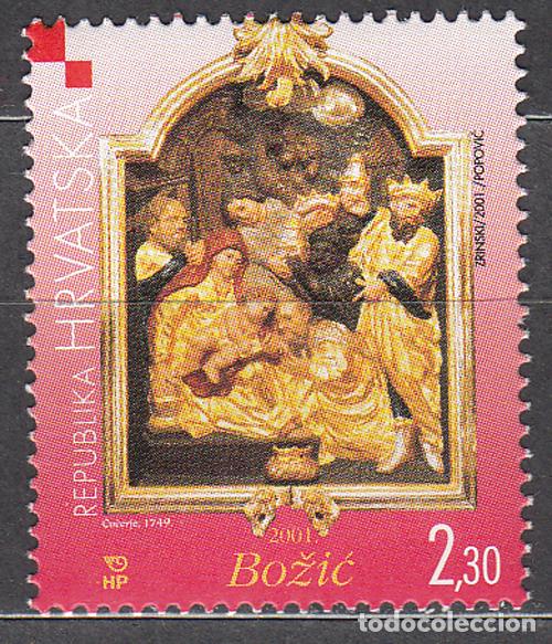 Francobolli: Croacia Correo 2001 Yvert 556 ** Mnh Navidad