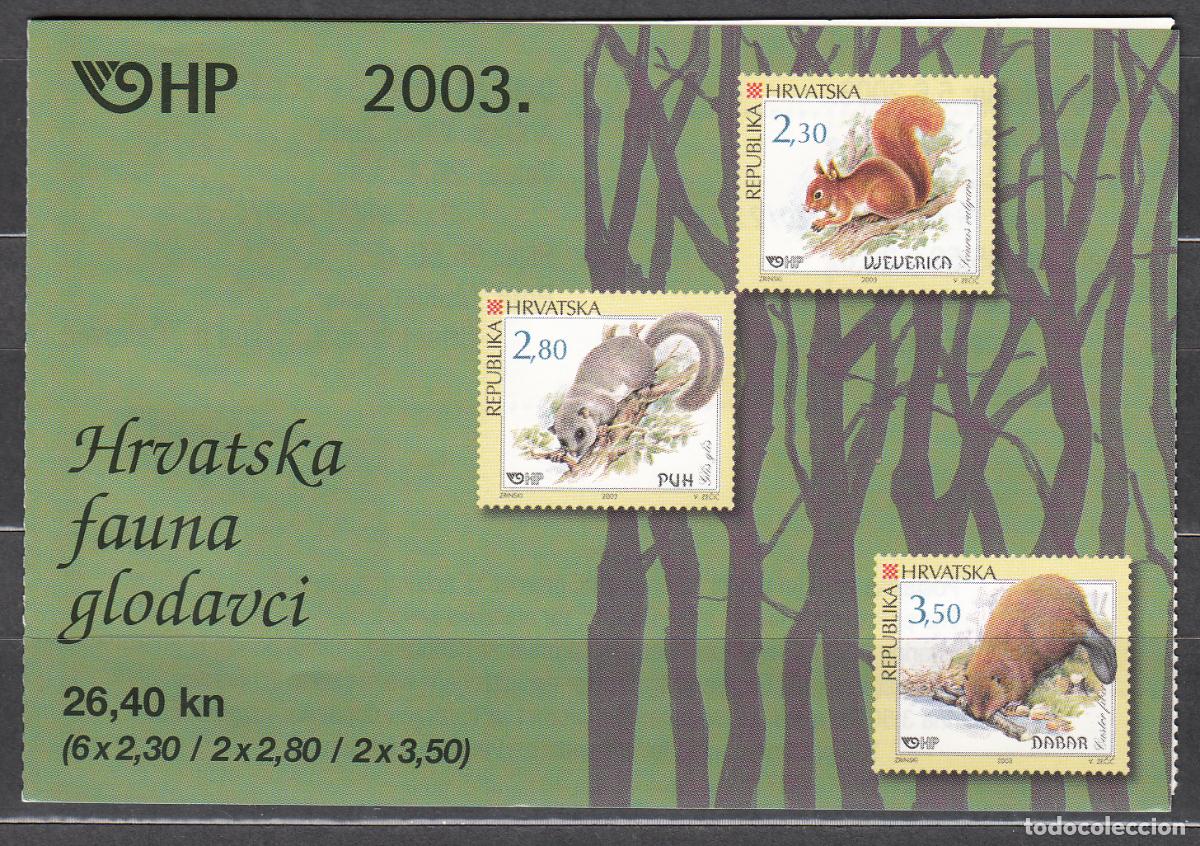 Francobolli: Croacia Correo 2003 Yvert 618 Carnet ** Mnh Fauna