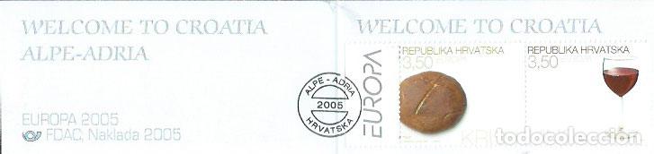 Francobolli: Croacia - Correo 2005 Yvert 673/4 Carnet ** Mnh Europa