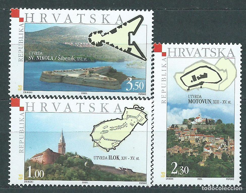 Francobolli: Croacia Correo 2005 Yvert 702/704 ** Mnh Arte