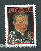 Stamps: Eslovenia - Correo 1992 Yvert 23 ** Mnh Anton Martin Slomsek
