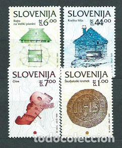Stamps: Eslovenia - Correo 1993 Yvert 37/40 ** Mnh Patrimonio cultural