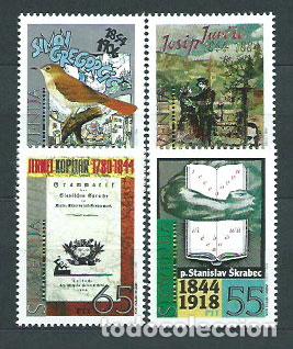 Stamps: Eslovenia - Correo 1994 Yvert 69/72 ** Mnh