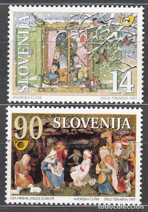 Stamps: Eslovenia Correo 1997 Yvert 197/98 ** Mnh Navidad