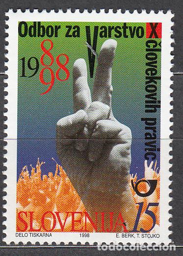 Timbres: Eslovenia Correo 1998 Yvert 212 ** Mnh Defensa Derechos del Hombre