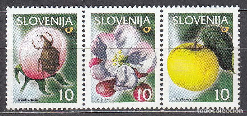 Timbres: Eslovenia Correo 2000 Yvert 281/83 ** Mnh Frutos