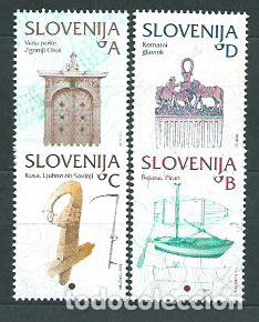 Timbres: Eslovenia - Correo 2003 Yvert 405/8 ** Mnh Patrimonio cultural