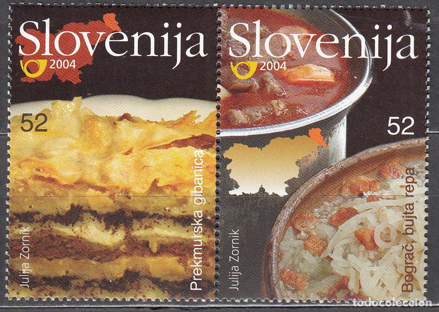Timbres: Eslovenia Correo 2004 Yvert 453/54 ** Mnh Gastronomia