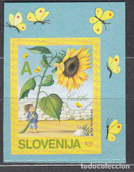 Timbres: Eslovenia Correo 2005 Yvert 473a ** Mnh Flores