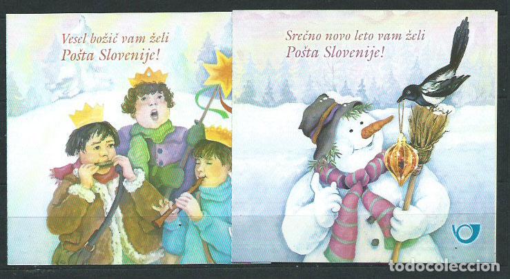 Timbres: Eslovenia - Correo 2006 Yvert 552/3 Carnet ** Mnh Navidad
