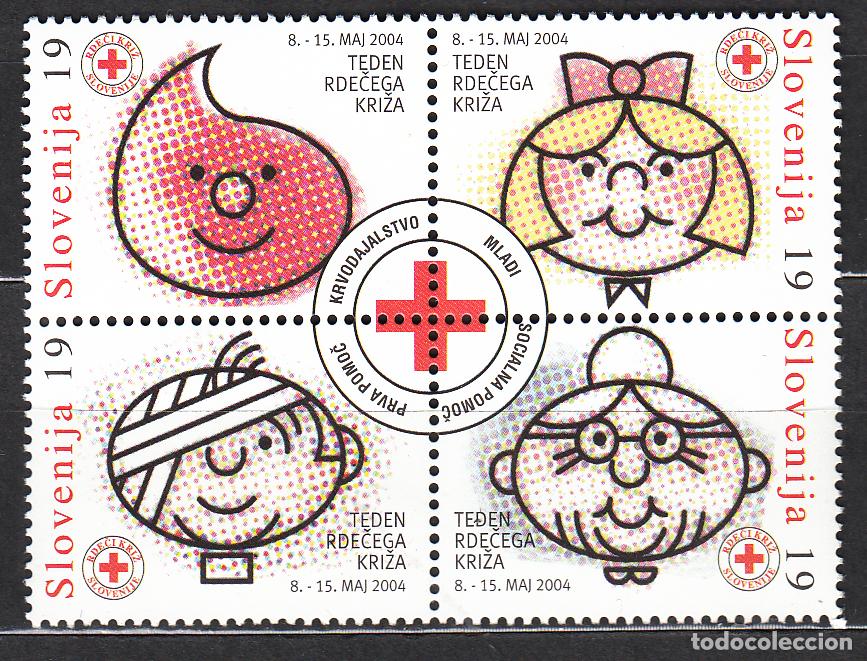 Timbres: Eslovenia Beneficencia Yvert 27/30 ** Mnh Cruz Roja