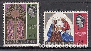 Stamps: Gibraltar - Correo 1967 Yvert 201/2 ** Mnh Navidad