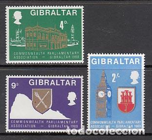Stamps: Gibraltar - Correo 1969 Yvert 217/9 ** Mnh