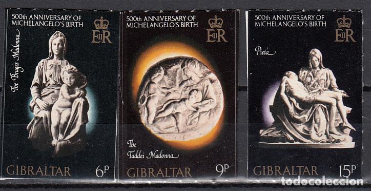 Stamps: Gibraltar - Correo 1975 Yvert 329/31 ** Mnh Navidad