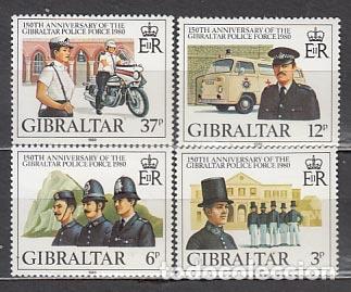 Stamps: Gibraltar - Correo 1980 Yvert 403/6 ** Mnh Policia