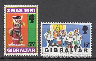Stamps: Gibraltar - Correo 1981 Yvert 437/8 ** Mnh Navidad