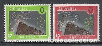 Francobolli: Gibraltar - Correo 1982 Yvert 465/6 ** Mnh Navidad