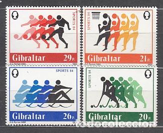 Stamps: Gibraltar - Correo 1984 Yvert 485/8 ** Mnh Deportes
