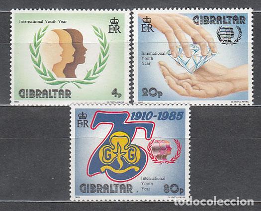 Stamps: Gibraltar - Correo 1985 Yvert 506/8 ** Mnh Boy Scouts