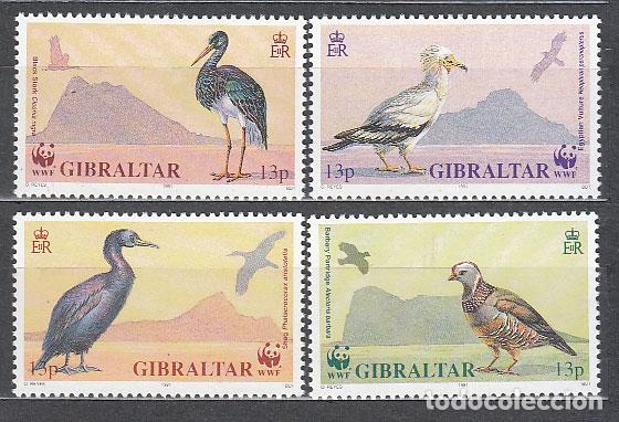 Stamps: Gibraltar - Correo 1991 Yvert 629/32 ** Mnh Fauna aves