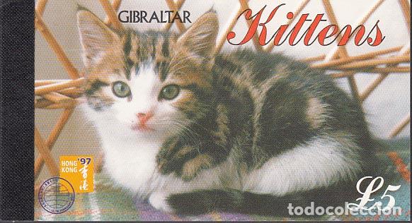 Stamps: Gibraltar - Correo 1997 Yvert 792 Carnet ** Mnh Fauna gatos