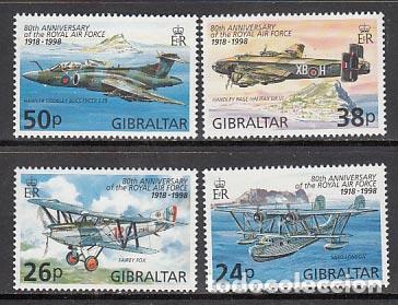 Briefmarken: Gibraltar - Correo 1998 Yvert 827/30 ** Mnh Avi&oacute;n