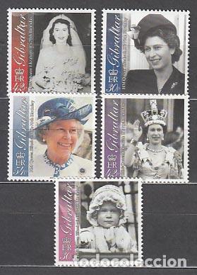 Briefmarken: Gibraltar - Correo 2001 Yvert 967/71 ** Mnh Esabel II