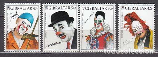 Briefmarken: Gibraltar - Correo 2002 Yvert 1003/6 ** Mnh Circo