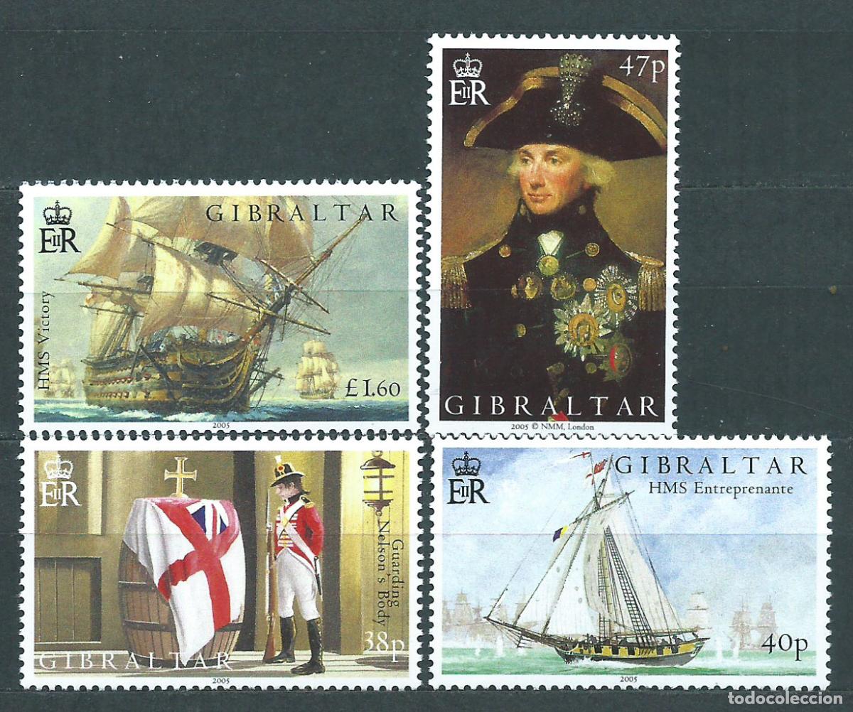 Briefmarken: Gibraltar Correo 2005 Yvert 1119/22 ** Mnh Barcos