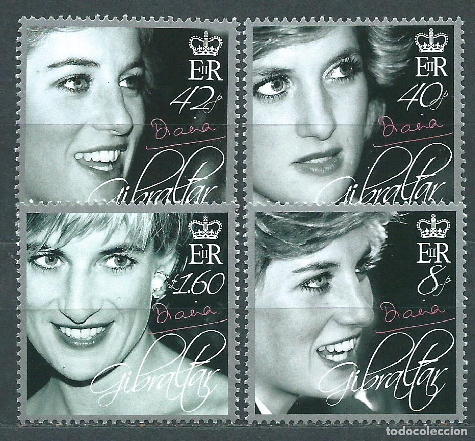 Timbres: Gibraltar Correo 2007 Yvert 1204/7 ** Mnh Laly Diana