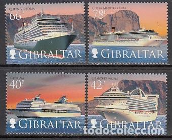 Timbres: Gibraltar - Correo 2008 Yvert 1289/92 ** Mnh Cruceros